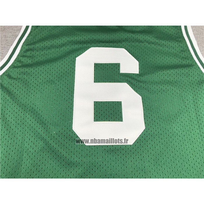 Maillot Boston Celtics Bill Russell NO 6 Hardwood Classics 1962-63 Vert